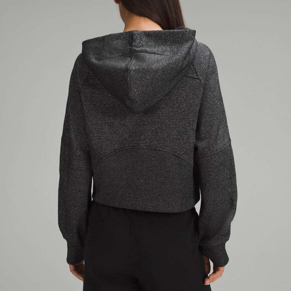 NWT Lululemon Scuba Oversized Half-Zip Hoodie *SPARK, XS/S, Black/SILVER - Picture 3 of 7